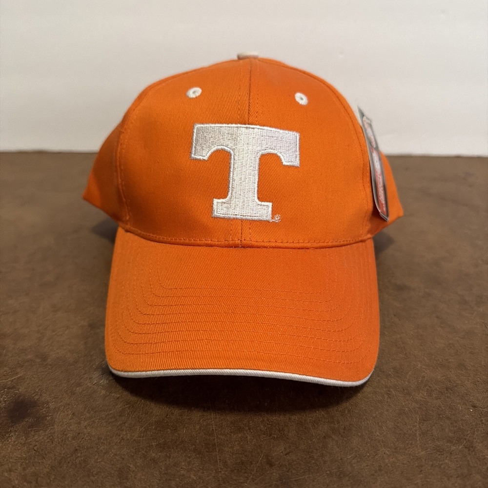 NWT Vintage 1990s Tennessee Volunteers Orange Strapback Cap - Vols Hat